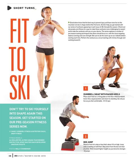 Don’t try to ski yourself into shape again this season. . Skier Workout, Ski Training Exercises, Skiing Exercises, Ski Workout, Skiing Workout, Ski Technique, Joyful Movement, Skiing Training, Skiing Trip