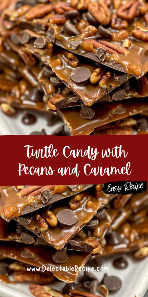 Pecan Caramel Turtle Candy Bars, Turtle Bark Recipe Caramel Pecan, Texas Millionaire Candy Recipe, How To Make Turtles Candy Caramel Pecan, Turtle Candy With Pecans And Caramel, Millionaire Candy Recipe, Turtle Bark Recipe, Homemade Turtle Candy With Pecans, Turtle Candy With Pecans