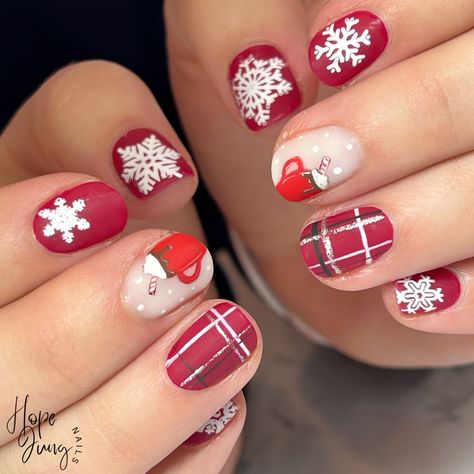 Sweet hot cocoa and warm plaid 🥰 Day 6 @lightelegancehq ​​​​​​​​ ​​​​​​​​ #lightelegancegel #lightelegance #lefaves #lerocks #holidayseason #holidaynails #christmas #christmasnails #lebuttercreams #spookychristmas #creepmas #nailart #handpainted #nailpro #leeducator #whatsinsidematters #nails #nailsoftheday #mke #mkenails #mkesalon #leeducator #mkexplore #almondnails Christmas Nails Hot Chocolate, Hot Cocoa Nail Art, Hot Cocoa Nails, Cocoa Nails, Hot Chocolate Nails, Light Elegance, Hot Coco, Winter Nail Art, Nordic Christmas