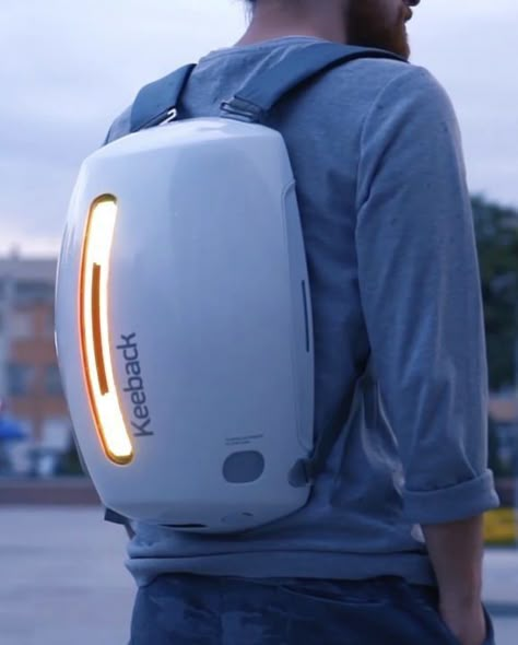 Futuristic impressive keeback #backpack | future is there | #fashion #trendy #unisex Futuristic Backpack, Engineering Humor Funny, Backpack Ideas, Engineering Humor, Streetwear For Men, Backpack Design, Tech Bag, Tech Backpack, New Technology Gadgets