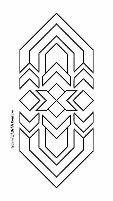 Geometric Motifs Design, Geometric Embroidery Designs, Geometrical Motifs, Armband Tattoos, Pattern Svg, Quilting Designs Patterns, Geometric Pattern Art, Geometric Drawing, Punch Needle Patterns