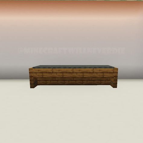 Benches Minecraft, Minecraft Park Bench, Bench Minecraft, Minecraft Bench, Minecraft Park, Park Bench Design, Minecraft School, Minecraft Tips, Bench Designs