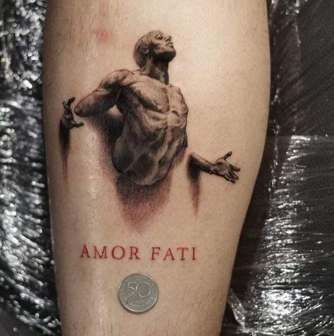 Tattoo Ideas Shoulder, Amor Fati Tattoo, Horror Tattoo Ideas, Miniature Tattoos, Big Tattoos, Luck Tattoo, Angel Tattoos, Dentistry Student, Special Tattoos