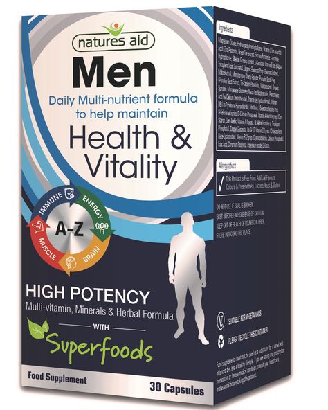 Mens Multi-Vitamin 30's - 137310 Mens Vitamins, Multi Vitamin, Men's Vitamins, Graphic Design Packaging, Mens Health, Good Health, Multivitamin, Vitamins And Minerals, Superfoods