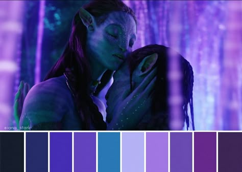 Avatar Movie Color Palette, Avatar Colour Palette, Avatar Color Palette, Avatar Bedroom, Cinema Palettes, Avatar Drawing, Vibrant Branding, Colorful Movie, Avatar 2009