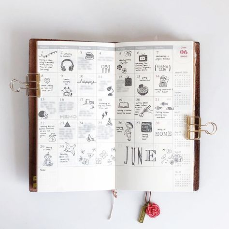 Travelers Notebook Setup, Sparkle Bedroom, Monthly Overview, Made Me Smile, Hobonichi Planner, Notebook Art, Plan Book, Travel Sketches, Bullet Journal Design Ideas