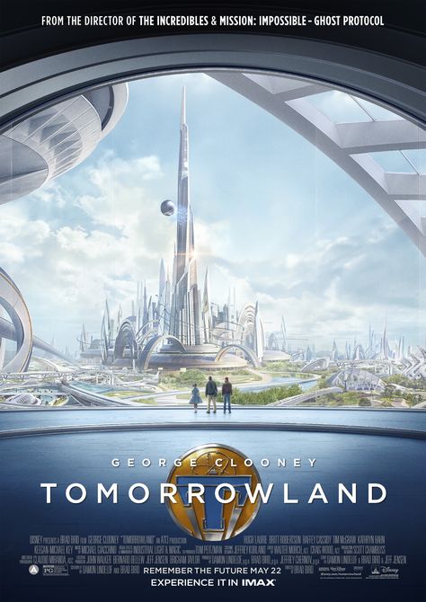 Disney's #Tomorrowland starring George Clooney & Britt Robertson | In theaters May 22, 2015 Tomorrowland Movie, Tomorrow Land, Britt Robertson, Hugh Laurie, 2015 Movies, Movie Images, The Batman, George Clooney, Sci Fi Movies