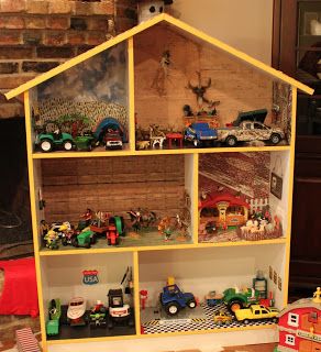 BoyHouse- a "dollhouse" for boys! Dollhouse For Boys, Doll House For Boys, Boys Playhouse, House Makeover, Boy Diy, Dollhouse Projects, Toy House, Doll Beds, Love My Kids