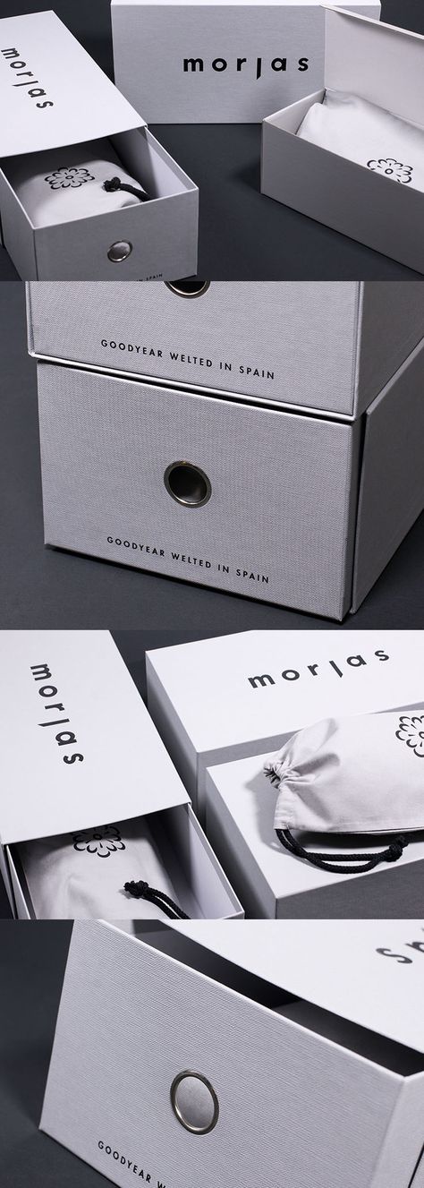 Packaging concept for Swedish shoe brand Morjas Luxury Shoe Box Packaging, Shoe Packaging, Watch Concept, Shoe Box Design, Packing Shoes, Shoe Wax, Packaging Concept, Luxury Packaging Design, Packaging Ideas Business