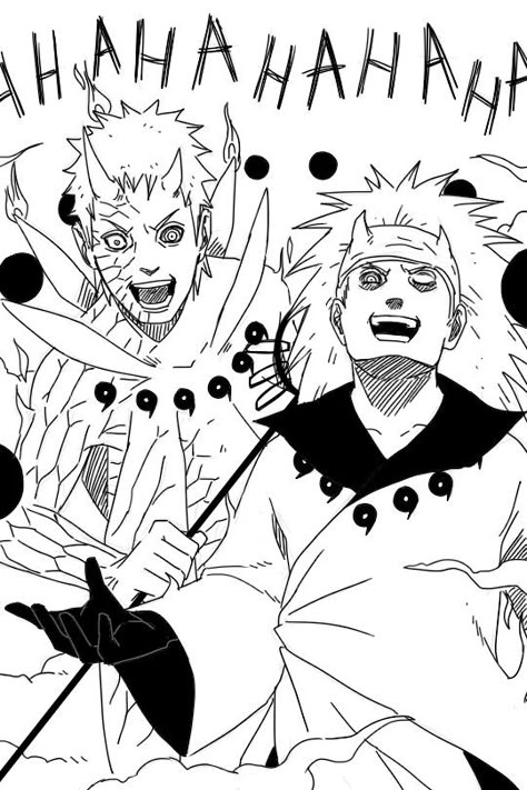 Obito and Madara Obito And Madara, Madara And Hashirama, Naruto Madara, Akatsuki Funny, Tobi Obito, Bad Humor, Samurai Artwork, Naruto Series, Naruto Pictures