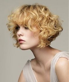 Pix For > 1920s Curly Bob | Haircut | Pinterest | Curly Bob, Bobs ... Short Curly Hair With Bangs, Curly Hair Bob Haircut, Bangs 2022, Curly Perm, Camren Bicondova, Short Permed Hair, Wedge Haircut, Short Wavy Bob, Bob Haircut Curly