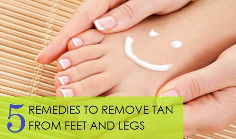 Home remedies and tips to remove the tan from feet and legs using protein packs, tomatoes, lemon juice, apple cider vinegar etc which removes tan from body Homemade Foot Cream, Foot Scrub Recipe, Toenail Fungus Remedies, Tan Removal, Foot Soak, Scrub Recipe, Toenail Fungus, Help Losing Weight, Nail Fungus