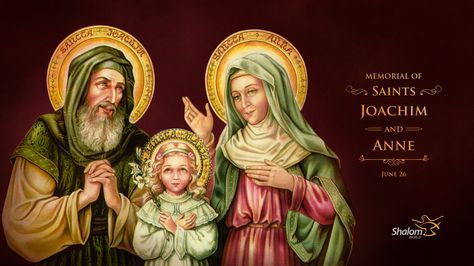 Lord, God our father, through Saints Joachim and Anne, You gave us the Mother of Your incarnate son. May their prayers help us to attain the salvation You promised to Your people. Amen.  #ShalomWorld #SaintoftheDay #StJoachim #StAnne #StMary Saint Joachim, God Our Father, St Anne, Lord God, Our Father, You Promised, Calendar 2024, St Mary, Roman Catholic