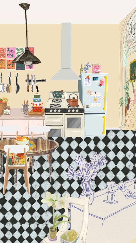 kitchen Grunge Guitar, Guitar Illustration, Collage Background, Guitar Music, Cute Patterns Wallpaper, Love Vintage, Retro Wallpaper, Futurism, Retro Futurism