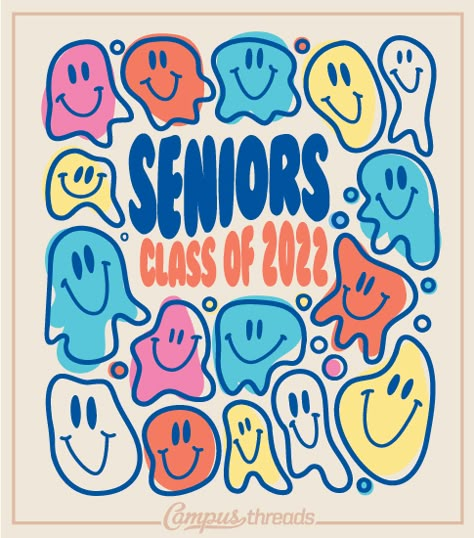 Senior Class Shirts | High School Spiritwear | Class of 22 Cute Senior Class Shirts, High School Class Shirts, Senior 23 Shirts, Cute School T Shirt Designs, Senior Hoodies Design Ideas 2023, Club Tshirt Designs Schools, Senior Year T Shirt Ideas, Seniors Tshirt Ideas, Art Club Shirts Design