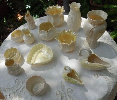 Collection of 12 Belleek to be Sold as a Set - One Rare Belleek China, Belleek Pottery, First Time, The First, China, Tableware