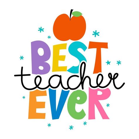 Teacher Logo Design Ideas, For Teachers Day, Teachers Day Design Ideas, Teacher Day Gifts Ideas, Teacher Vector, Teacher Encouragement Quotes, Clipart For Teachers, Teacher Illustration, Teacher Logo