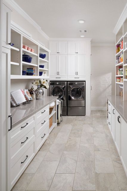 Mud Room And Pantry Combo, Butlers Pantry Laundry, Butlers Pantry Laundry Room Combo, Pantry Laundry Room Combo, Laundry Room Combo, Laundry Room Pantry, Transitional Laundry Room, Laundry Pantry, Pantry Laundry Room