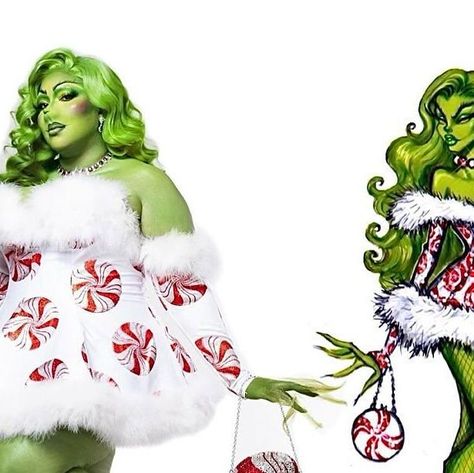 The Grinch Cosplay, Drag Christmas, Grinch Design, Hayden Williams, Nailed It, The Team, Grinch, And Now, This Year