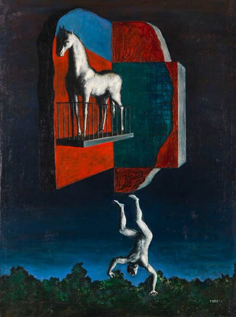 Ekphrastic Writing Challenge Prompt: Edgar Ende - The Ekphrastic Review Painted Horses, On Canvas, Surrealism Art, Art Prompts, Horse Painting, Surreal Art, Art Plastique, Art Abstrait, 그림 그리기