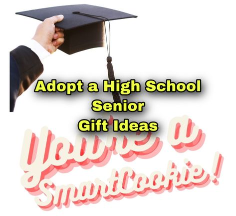 Adopt a Senior Gift Ideas/ Graduation Gift Ideas. Brighten a high school seniors world Adopt A Senior High School Gift Ideas, Adopt A Senior Gift Ideas, High School Senior Gifts, Senior Gift Ideas, Student Gift Ideas, Gift Ideas Graduation, Senior Week, Senior Gifts, Graduation Gift Ideas