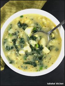 Kahakai Kitchen: Cozy Irish Colcannon Soup (Potato, Leek, Cabbage, and Kale) for Souper Sundays Leek Recipes Side Dishes, Colcannon Soup, Kale Potato Soup, Canning Soup Recipes, Cabbage And Kale, Cabbage Potato Soup, Irish Colcannon, Soup Potato, Leek Potato