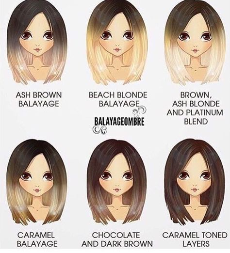 Ombré Different Types Hair Color Ash, Balayage Hairstyle, Hair Color Blonde Highlights, Hair Color Asian, Ash Brown Hair Color, Baby Lights, Hair Color Blonde, Ash Hair Color, Pony Tails