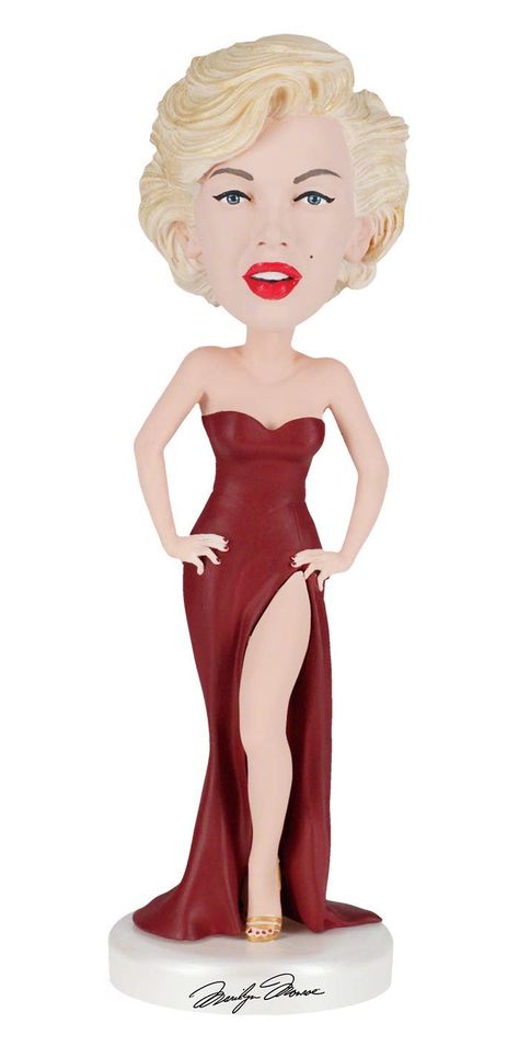 PRICES MAY VARY. MARILYN MONROE BOBBLEHEAD – Norma Jeane Mortenson better known as Marilyn Monroe is widely recognized as the most famous female celebrity of all time. Her unique blend of beauty, talent, and humor have inspired artists, musicians, writers, and fashion designers. POP CULTURE COLLECTIBLES – Royal Bobbles features several different product lines of famous icons including entertainers, artists, and historic/political figures. Each features an authenticity hologram with a unique seri Norma Jean, Norma Jeane, Hollywood Star, Blonde Bombshell, Bobble Head, Marilyn Monroe, American Actress, Celebrities Female, Hollywood