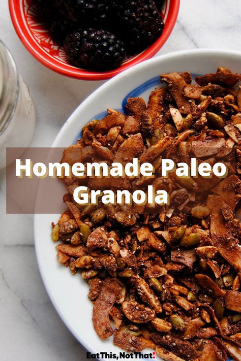 Finding a paleo-friendly granola can be difficult, not to mention expensive. So we made an easy recipe just for you! #paleodiet #paleorecipe #paleo #granolarecipe #granola Paleo Granola Recipe, Crispy Granola, Cashew Coffee, Breakfast Granola, Homemade Granola Recipe, Pumpkin Spice Granola, Granola Ingredients, Paleo Granola, Maple Candy