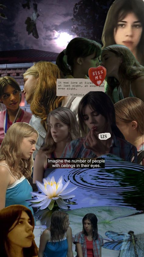 Water lilies movie Water Lilies Movie, Lily Movie, Year Aesthetic, Movie Collage, Water Lilly, Movie Wallpapers, Junior Year, Water Lilies, Kiss Me