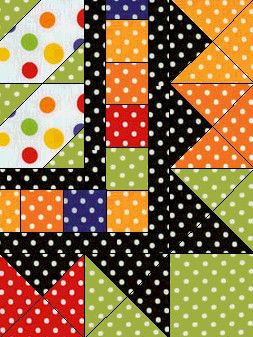 Quilt Along3 Polka Dot Quilts Pattern, Polka Dot Quilts Ideas, Ant Picnic Quilt Pattern, Quilts With Polka Dot Fabric, Oopsie Daisy Quilt Pattern, Polka Dot Quilts, Quilting Math, Flower Quilt, Dotted Fabric