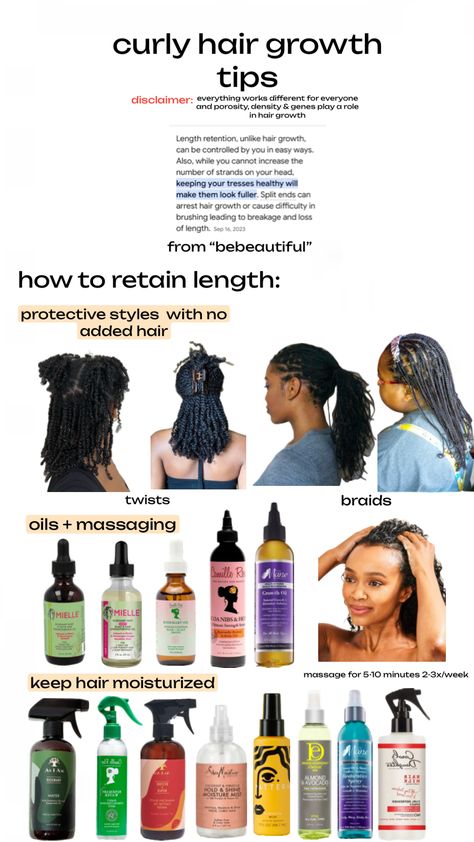 natural hair, long natural hair, natural hair growth tips, hair growth, hair, curly, curly hair growth, long curly hair, long curls, curls, curly hair, hair growth tips #curlyhair #hairgrowth #longhair #longcurlyhair #naturalhair #curls #curlyhairgrowth #naturalhairgrowthtips Low Porosity Hair Care, Hair Journey Tips, Tips Hair Growth, Curly Hair Growth, Natural Hair Care Routine, 4c Hair Care, Afro Hair Care, Low Porosity Hair, Curly Hair Care Routine