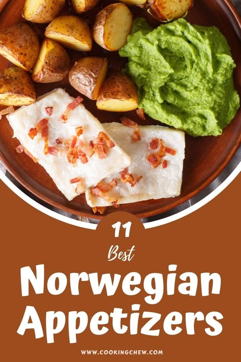 Norwegian Fish Recipes, Nordic Appetizers, Scandinavian Appetizers, Norwegian Christmas Recipes, Norwegian Food Recipes, Norwegian Recipes Traditional, Norwegian Christmas Dinner, Norweigen Recipes, Norwegian Christmas Food