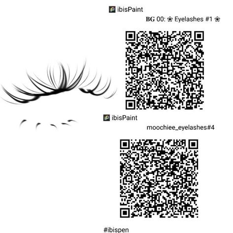 Eyelash Pen Ibispaint, Ibis Eyelashes Brush, Hair Brushes For Ibispaint, Ibis Paint X Brushes Qr Code Eyelash, Ibispaintx Brushes Eyes, Curly Hair Codes Ibis Paint, Eyelashes Ibis Paint Code, Ibispaintx Brushes Eyelashes, Eye Brush Ibis Paint