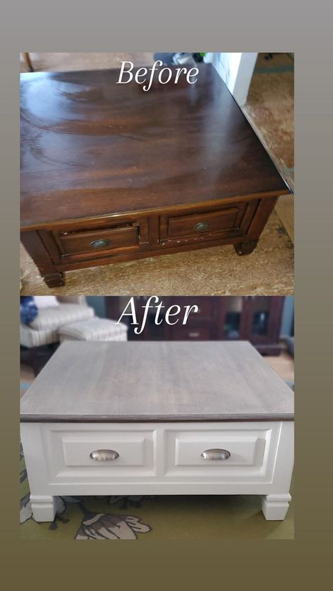 Coffee Table Makeover, Multifunctional Furniture Small Spaces, Painted Coffee Tables, Diy Bathroom Furniture, Diy Furniture For Small Spaces, Pallet Furniture Living Room, Diy Apartment Furniture, Coffee Table Grey, Furniture Small Spaces