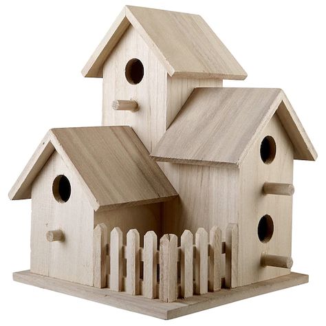 Homemade Bird Houses, Bird Houses Ideas Diy, Wood Birdhouses, Wooden Bird Houses, Bird House Plans, Bird House Kits, Bird Houses Painted, Birdhouse Designs, Decorative Bird Houses