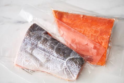 Cook Frozen Salmon, Frozen Fish, Frozen Salmon, Easy Baked Salmon, Salmon Filet, Cooking Lessons, Cooking Salmon, Family Cooking, Peanut Free