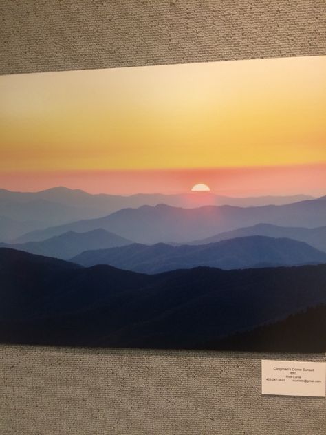 Blue ridge mountains Sunrise Over Mountains Painting, Mountain Painting Acrylic, Airbrush Ideas, Bedroom Mural, Wall Murals Diy, Mountains Wall Art, Inspiration Painting, Bedroom Murals, Art Sunset