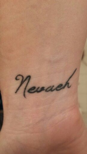 My Nevaeh tattoo in memory of my baby great niece 11/30/14 - 5/16/15 💖 Nevaeh Tattoo Name, Nevaeh Tattoo, Tattoo In Memory, Memorial Tattoos, Pinterest Images, Name Tattoo, Name Tattoos, Picture Tattoos, My Baby