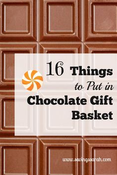 Chocolate is a food beloved around the world. Spread some of the chocolate love with these 16 Things to Put in Chocolate Gift Baskets. You will find both edible and non-edible goodies here. Chocolate Lovers Gift Basket, Movie Basket Gift, Chocolate Gift Baskets, Auction Gift Basket Ideas, Silent Auction Baskets, Chocolate Lovers Gift, Auction Basket, Homemade Gift Baskets, Chocolate Basket