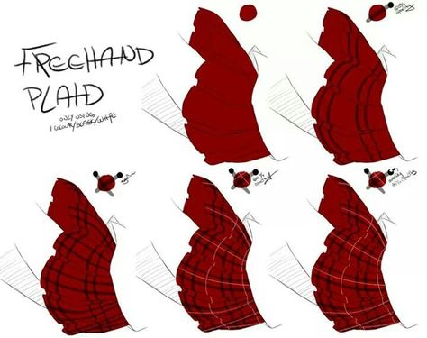 tutorial on skirt pattern Drawing Plaid Skirt, Plaid Skirt Drawing, How To Shade, Drawing Templates, Guided Drawing, Body Poses, Art Tutorial, Design Student, Plaid Skirt