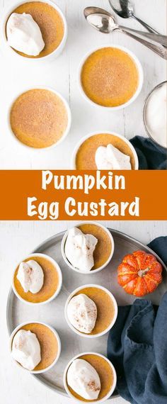 Egg Custard Recipe, Egg Custard Recipes, Desserts Pumpkin, No Egg Desserts, Custard Recipe, Pumpkin Custard, Pumpkin Recipes Easy, Custard Pudding, Egg Custard