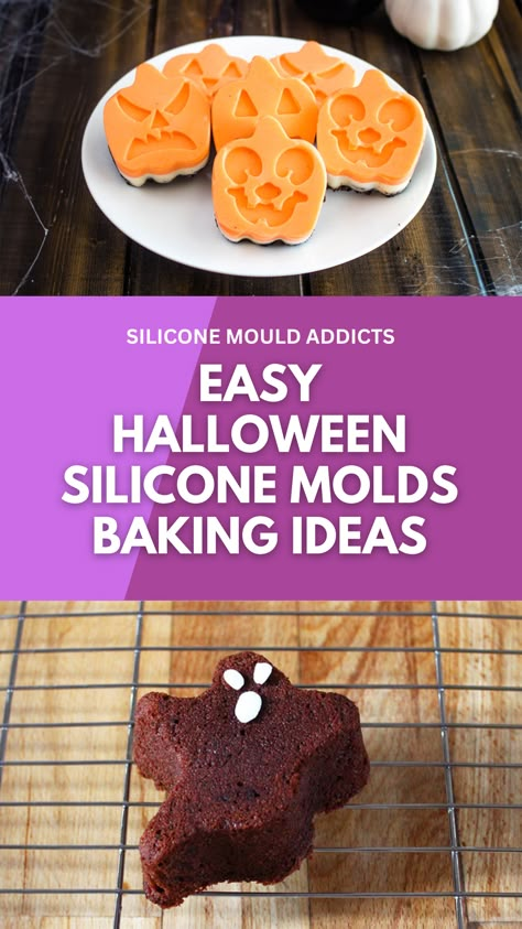 Halloween is just around the corner, and what better way to celebrate than with some spooky and delicious treats? Using some Halloween silicone molds, you can create a variety of fun and festive shapes to delight your guests. Silicone Mold Cake Recipe, Silicone Cake Molds How To Use, Silicon Mold Recipes, Silicone Cake Molds, Recipes Using Silicone Molds, Silicone Cake Mold Recipes, Ideas For Silicone Molds, Baking Molds Recipes, Silicone Baking Molds Recipes