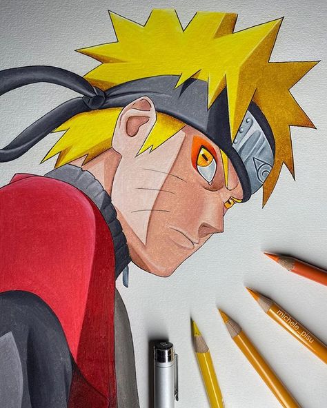 Mike🔥 en Instagram: “NARUTO SAGE MODE❄️ Prints available, $12 + shipping cost, DM me! Prismacolor premier on arteza mixed media pad premium! Hope you like it…” Naruto Sage Mode Sketch, Naruto Uzumaki Drawing Pencil, Naruto Sage Mode Drawing, Naruto Sage Mode, Sasuke Drawing, Naruto Drawings Easy, Marvel 4k, Naruto Sage, Dbz Memes