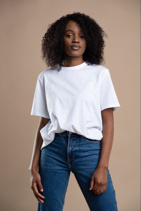 Denim Mom jeans + a white tshirt Tshirt And Jeans Photoshoot Ideas, White Tshirt Photoshoot, Tshirt Photoshoot, Varsity Fashion, Aesthetic Branding, Tshirt Model, Mom Jeans Outfit, Plain Outfits, Men Stylish Dress