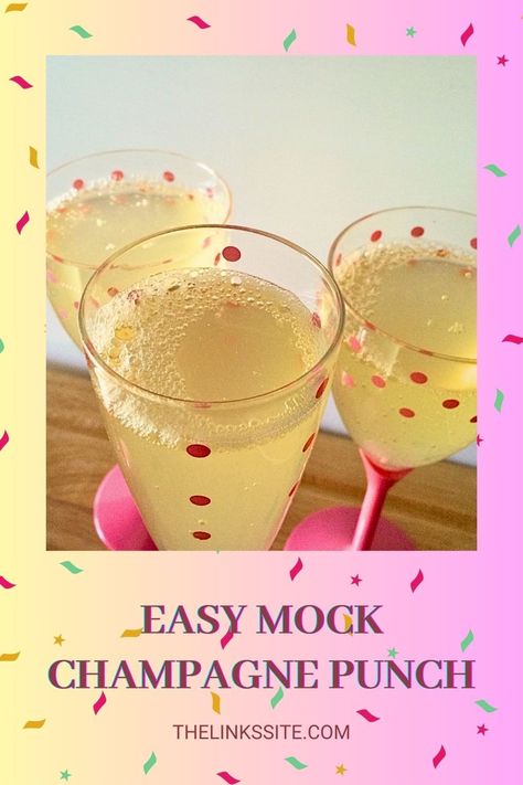 Get ready to celebrate without the alcohol! Try this super easy 2 Ingredient Mock Champagne Recipe that's perfect for everyone, including kids and non-drinkers. #MockChampagne #NonAlcoholicDrink #KidFriendly Mock Champagne, Non Alcoholic Champagne, Best Non Alcoholic Drinks, Champagne Recipe, Plum Crumble, Kids Drink, Southern Sweet Tea, Summer Drinks Alcohol, Drink Recipes Nonalcoholic