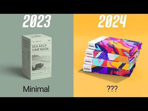 Graphic Design Trends 2024 (What You NEED To Know) - YouTube Graphic Packaging, Packaging Design Trends, Graphic Design Trends, Tutorial Video, Trends 2024, Package Design, Packaging Design, Need To Know, Design Trends