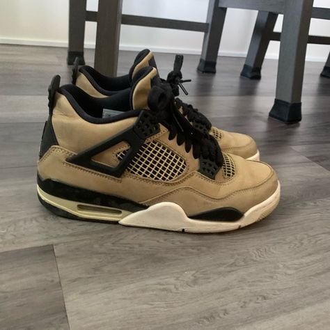 Jordan4s fossil mushroom Brown Jordan 4s, Jordan 4 Fossil, Jordan 4 Mushroom, 4s Jordans, Jordan 4’s, Nike Air Jordan Shoes, Kicks Shoes, Jordan 4s, Unique Sneakers