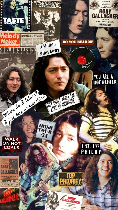 Rory Gallagher appreciation, 'cause he's underrated #music #guitar #blues #RoryGallagher Underrated Music, Atlanta Rhythm Section, Rory Gallagher, Shadow Play, Music Guitar, Moon Child, Special Guest, New Album, Guitar