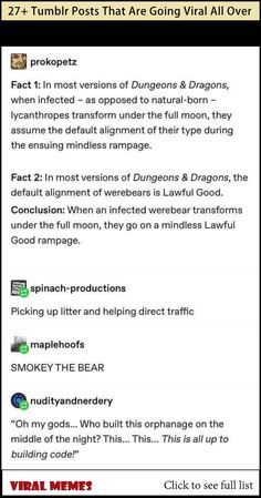 Instead of getting bored utilise your time in efficient and a funny way by watching out some of the most amazing tumblr posts. Tumblr Posts are definitely the funniest stuff on Internet. Stop wasting your life and start laughing at tumblr posts #funny #funnymemes #lol #rofl #trending #viral #crazy #sarcasm Funny Dnd, Gamer Stuff, Getting Bored, Going Viral, Funny Tumblr Posts, Tumblr Posts, Tumblr Funny, Fun Stuff, Dungeons And Dragons